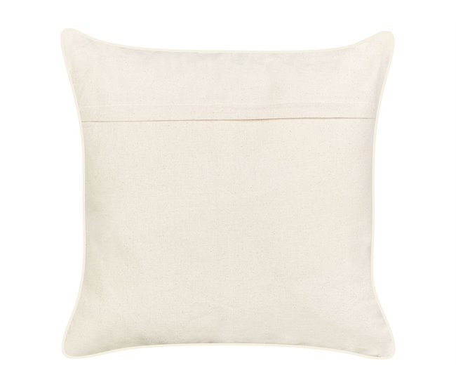 Beliani Cojín decorativo ALGAE Beige