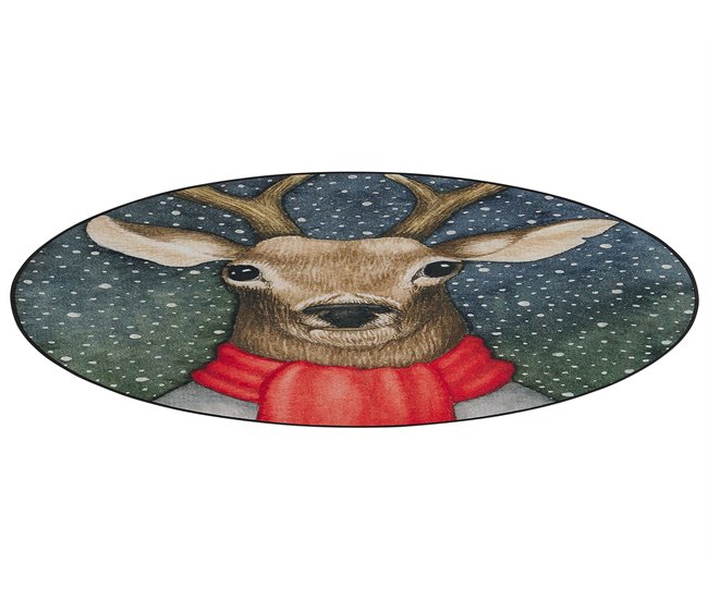 Beliani Alfombra de pelo corto EREGLI Azul