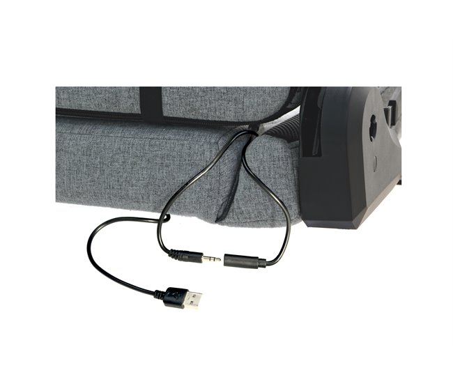 Silla gaming NACON RGB color gris Gris