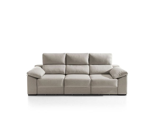 Sofá 3 plazas XL KLEE color beige Crudo