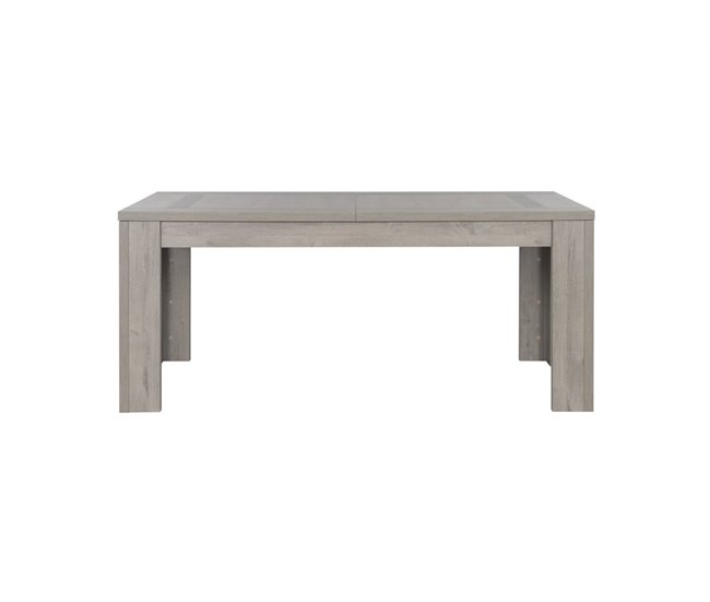 Mesa extensible BOSTON roble y gris Roble Gris