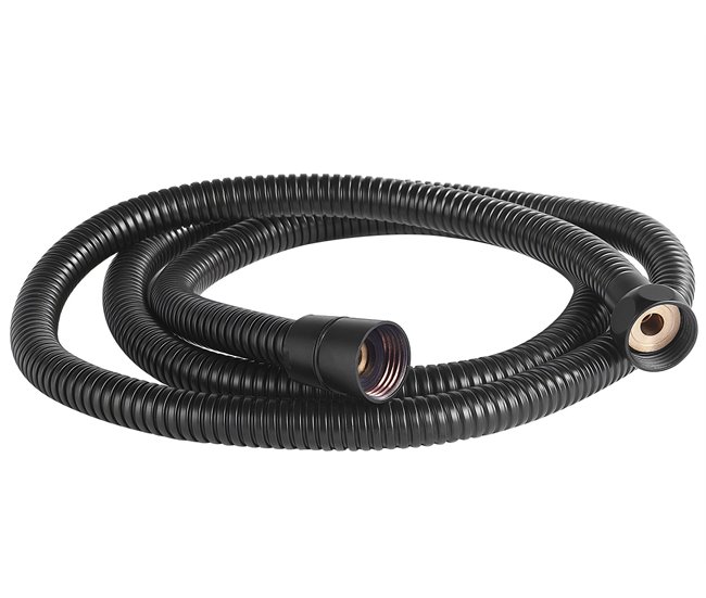 Beliani Grifo para bañera independiente DELLA 15x26 Negro
