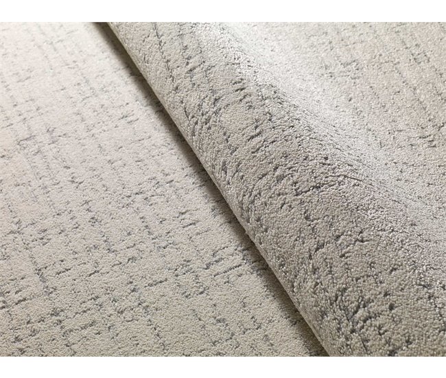 Alfombra geométrica con relieve HL-NATURAL - ATTICGO 200x300 Crema