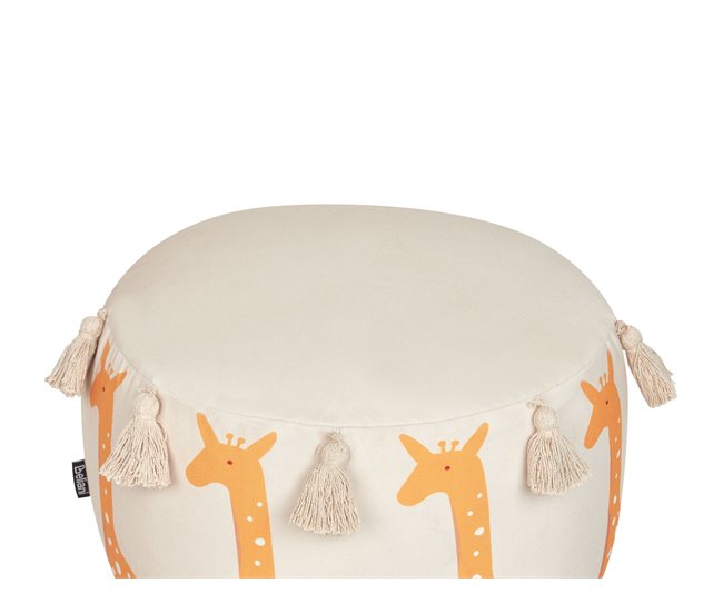 Beliani Puf KARTEE Beige