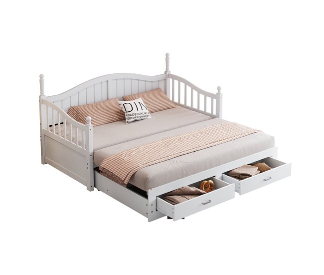 Camas nido 97x197 Blanco