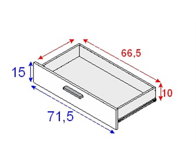 Buffet de cocina CONFO BASIC Blanco Blanco