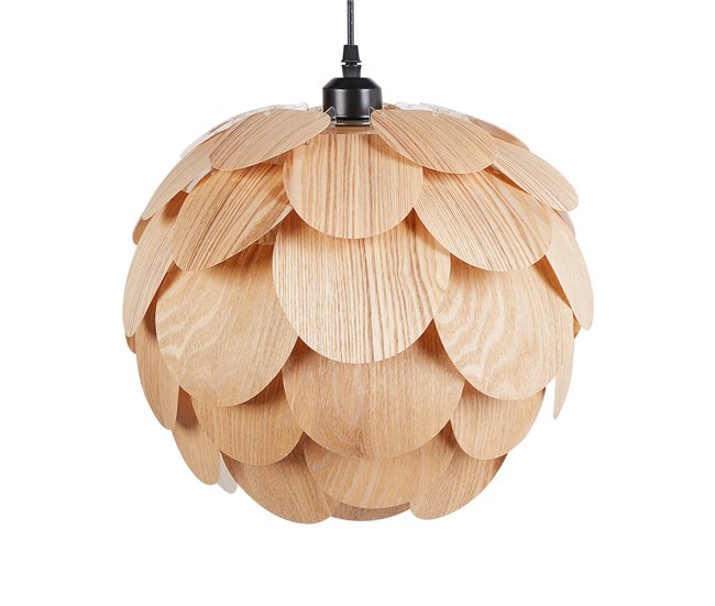 Beliani Lámpara colgante BAMPUR Natural