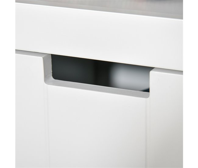 Aparador de Salón MDF HOMCOM, hogar - muebles de comedor 102 Blanco