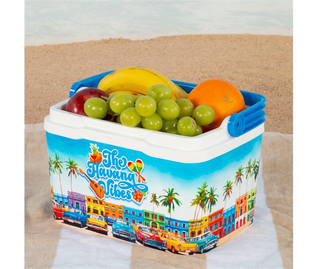 Aktive Nevera rígida de playa 5 litros Summer Trends Multicolor