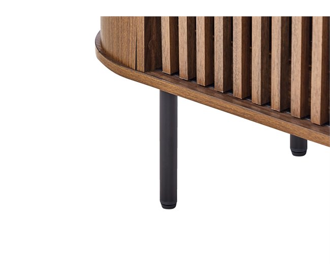 Beliani Mueble TV TAROON Madera Oscura