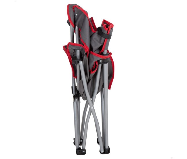 Aktive Silla baja plegable camping Gris Oscuro
