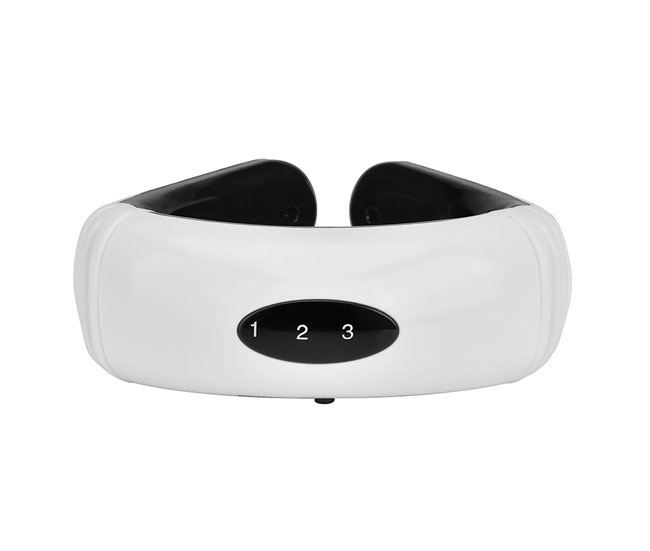Masajeador de cuello con electrodos Blanco