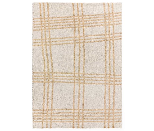 Alfombra shaggy de estilo nórdico HELIA - ATTICGO 80x150 Beige