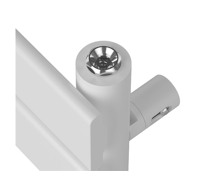 Radiador toallero mural Voss 528 W 12 lamas acero Blanco
