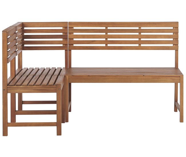 Beliani Conjunto de comedor TREIA Marron