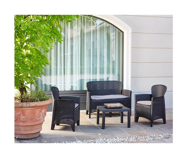 Muebles de Jardín Jungle jun06can Antracita