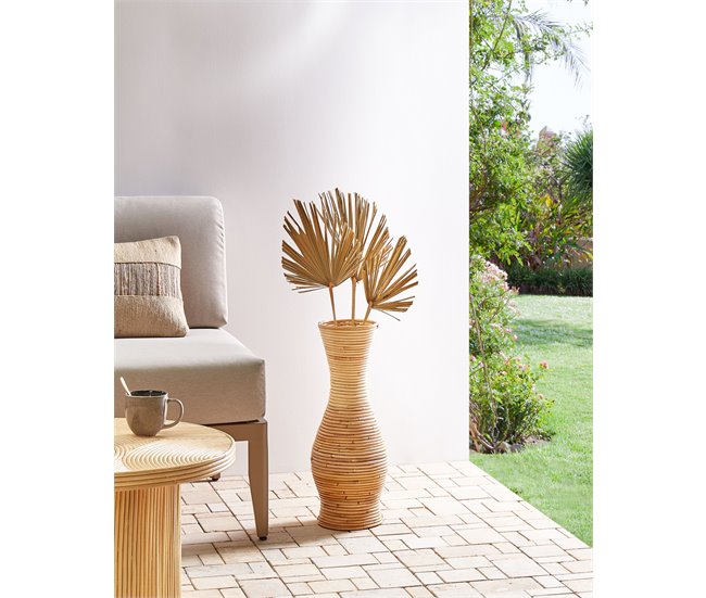 Beliani Jarrón decorativo TRINISA Natural