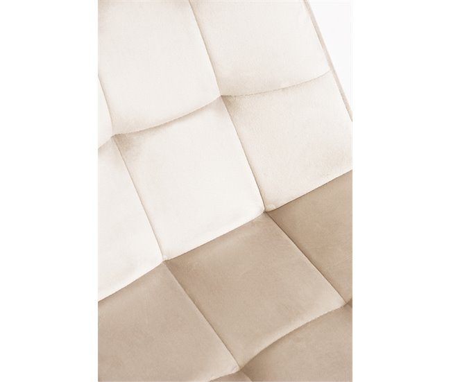 Silla Cade Terciopelo Beige