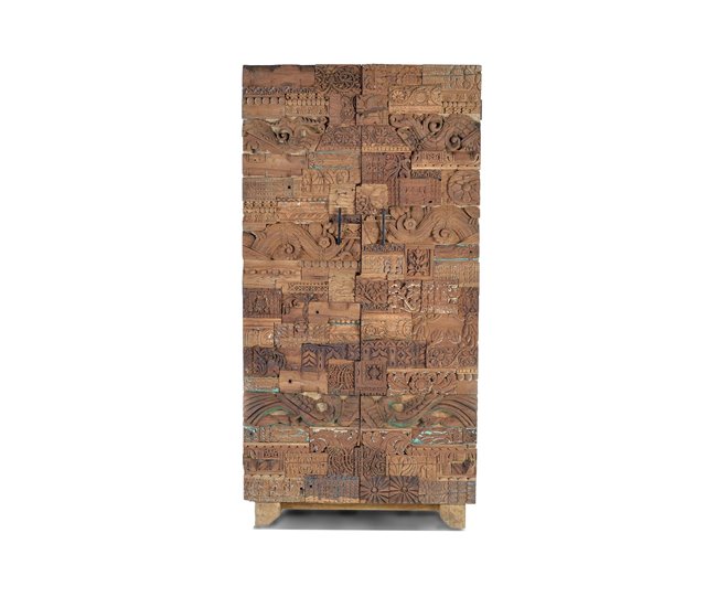 Armario de madera de mango recuperada .GINER Y COLOMER Marron