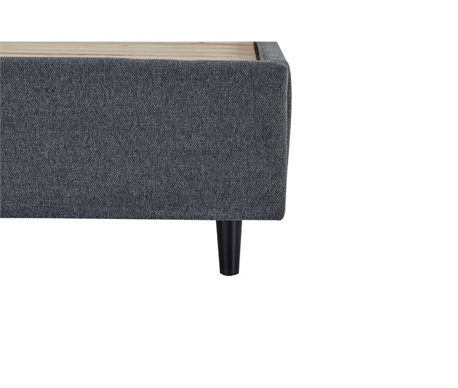 Cama MAJESTIC 150x190cm color gris Gris