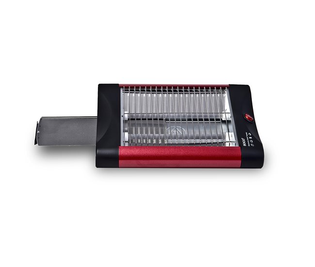 SOGO TOSTADORA PLANA-2 REBANADAS-300W Rojo
