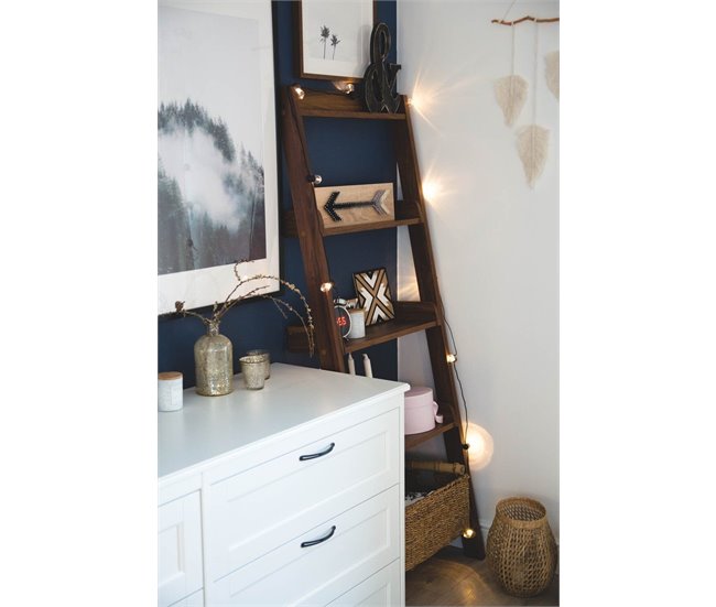 Beliani Librería MOBILE TRIO Marron