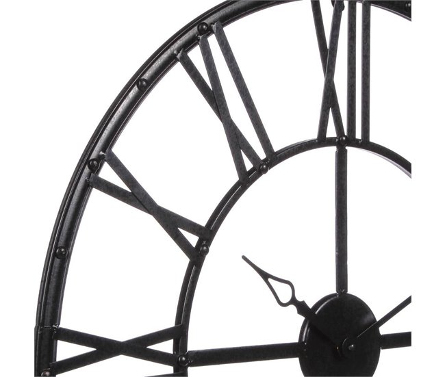 Reloj De Metal Negro Vintage Negro