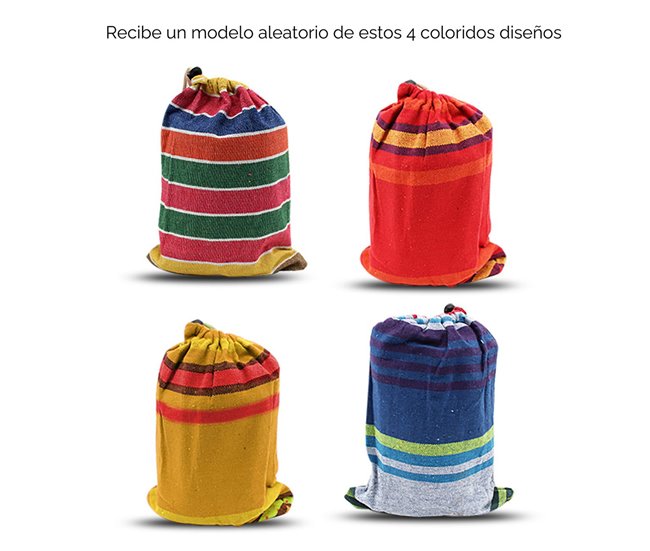 Acomoda Textil – Hamaca de Acampada Multicolor