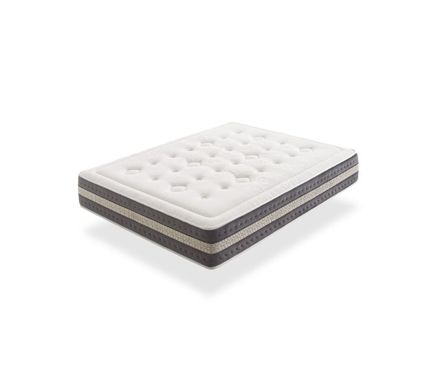 Colchón Viscoelástico IKON SLEEP BIO ARTIC VISCO Blanco/ Gris
