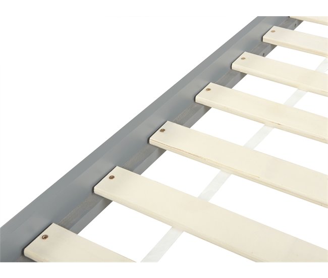 Beliani Litera con cajones Madera de pino REGAT 97x208 Gris