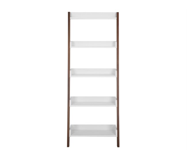Beliani Estante para libros MOBILE TRIO 65 Blanco