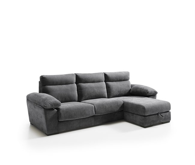 Chaise longue SOLIS Antracita