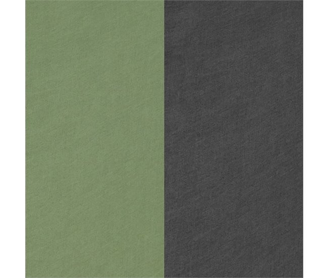 Cojín reversible de tumbona 57x38 Verde Oscuro