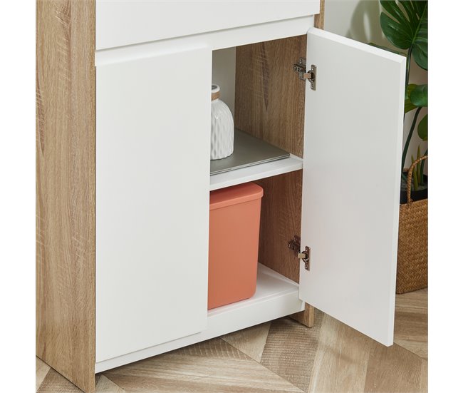 Armario de Baño MDF kleankin, hogar - baño 60 Multicolor