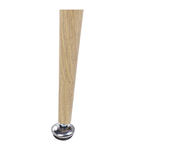 Beliani Mesa de bar CHAVES 50x110 Blanco