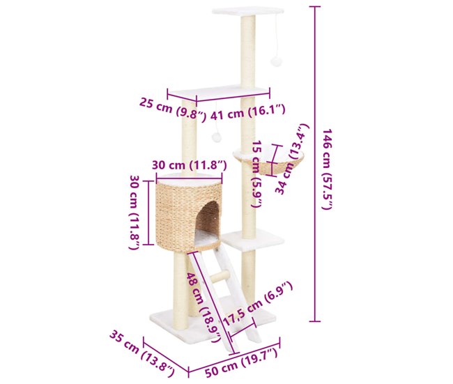 Árbol Para Gatos Marron