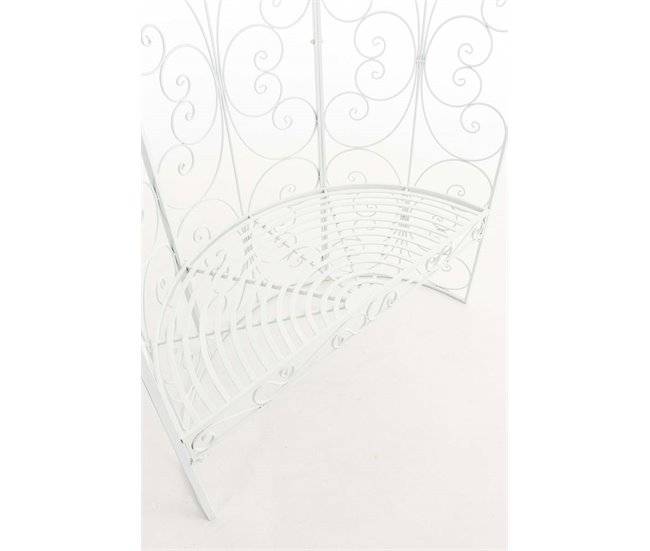 Arco flores - Rosie - Metal Blanco