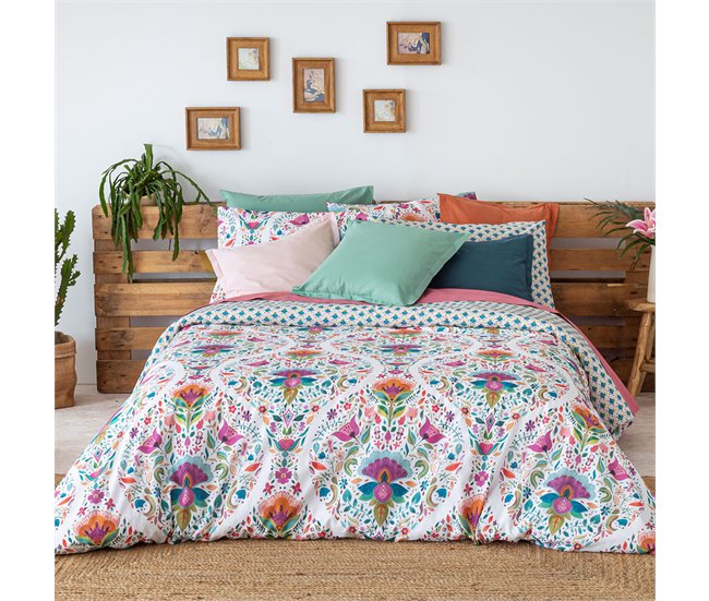 Funda nórdica reversible de algodón SHIRE 