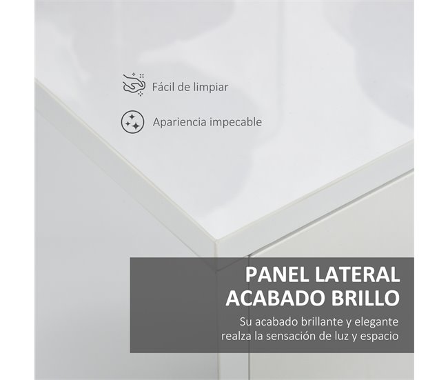Aparador de Salón Melamina de Madera HOMCOM 117 Crudo