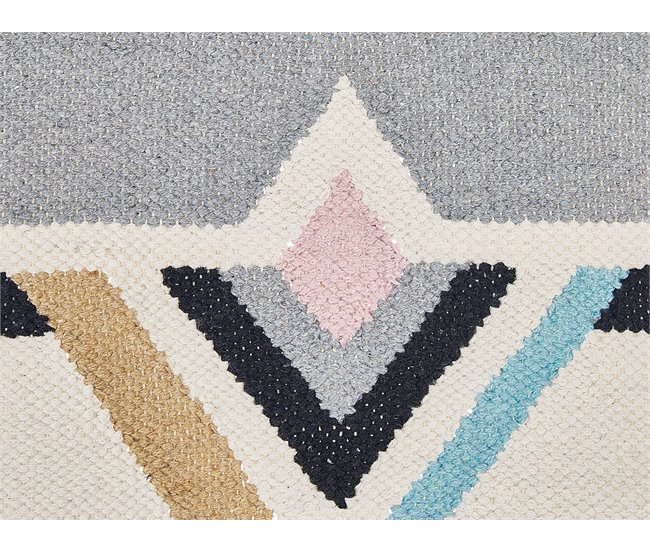 Beliani Decoración de pared de tela KABIRWALA Beige