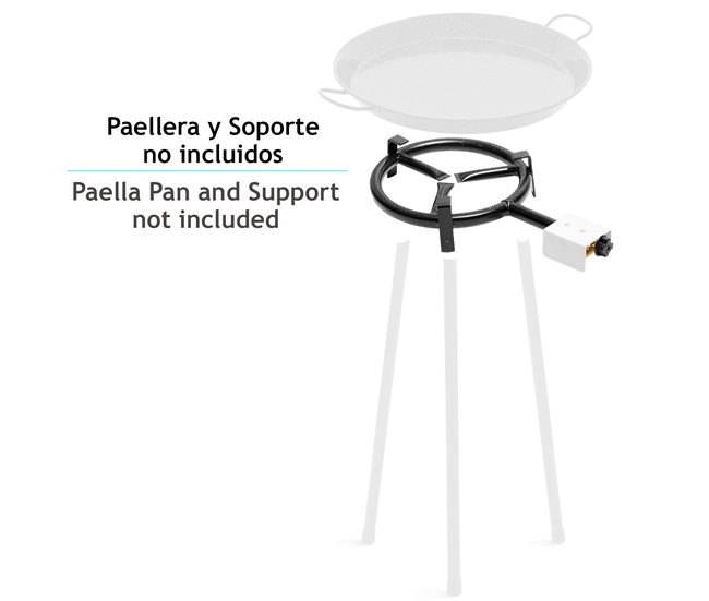 Quemador paellero Briebe MOD300 Negro