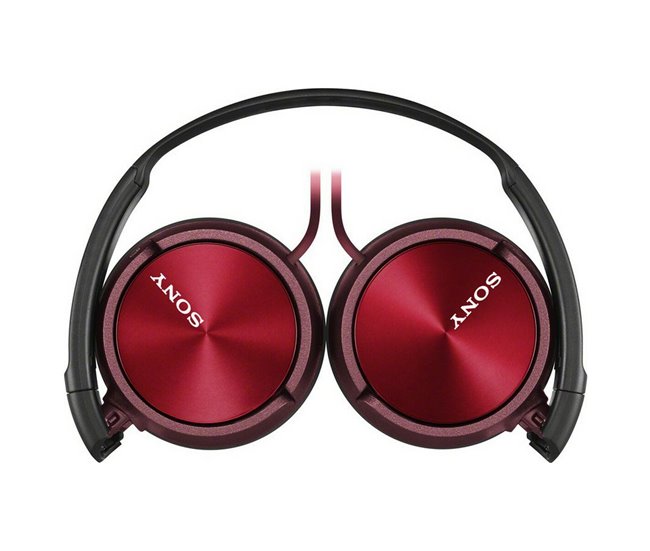 Auriculares de Diadema Plegables Rojo