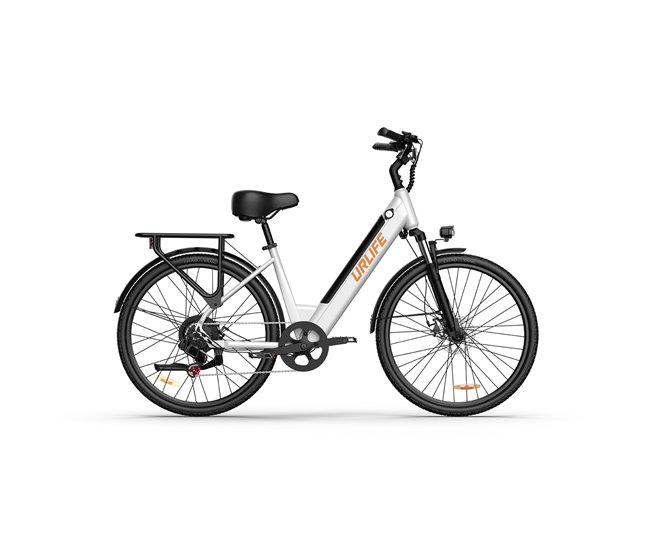 Bicicleta Eléctrica URLIFE E26 - Neumáticos 26 Frenos de Disco Blanco