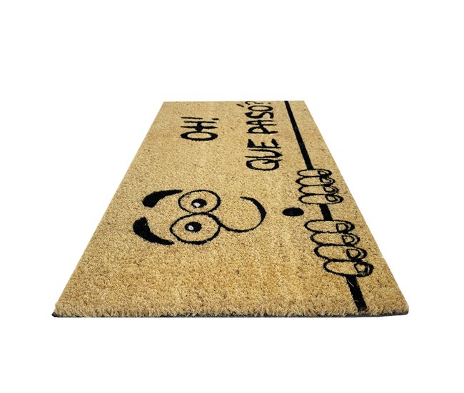 Acomoda Textil – Felpudo de Coco Natural Ecológico Animado. Marron Claro