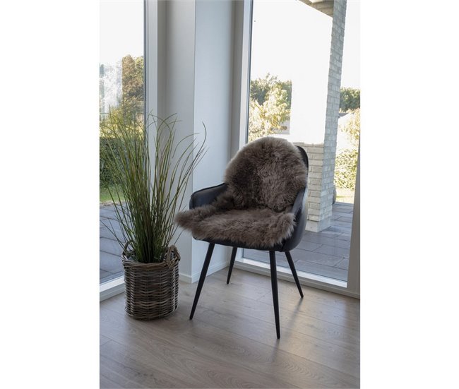 Alfombra Asimétrica Lambskin Marron