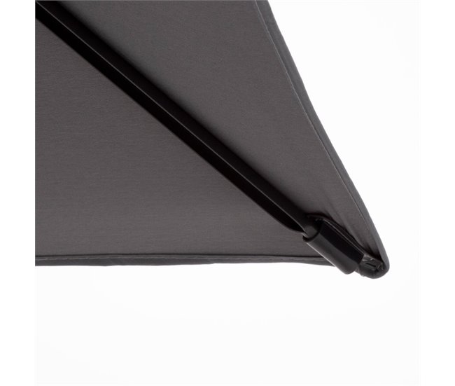 Aktive Sombrilla rectangular balcón inclinable Antracita