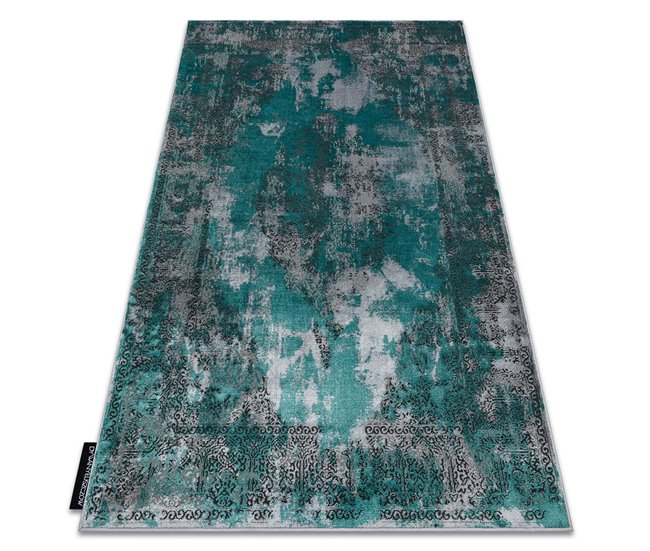 Alfombra DE LUXE moderna 6754 - Structural 160x220 Verde