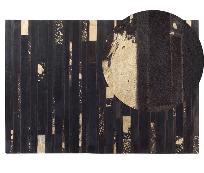 Beliani Alfombra de pelo corto ARTVIN 140x200 Marron