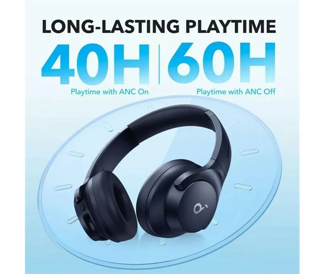 Auriculares de Diadema Q20I Azul