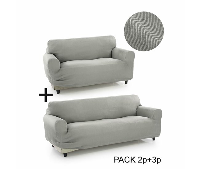 Funda para Sofá Pocket Duo Romeo Gris Claro